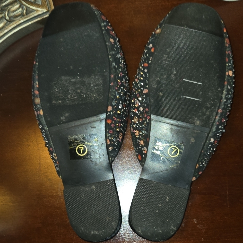 ATALINA 7 COMFY UNIQUE ACCENTED SLIDES FAIRY WHIMSY WITCHY FLASHY SHINY MERMAID - Picture 9 of 15
